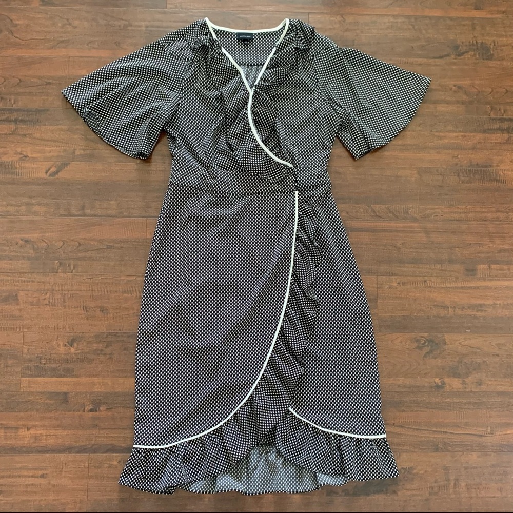 Who What Wear Polka Dot Dress SZ- M